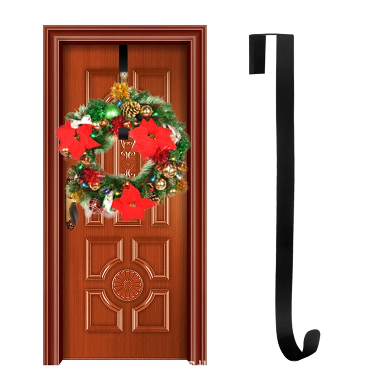 1pc Christmas Wreath Hanger Over The Door Large Wreath Metal Hook For Christmas Wreath Front Door Hanger Xmas Party Supplies
1pc Christmas Wreath Hanger Over The Door Large Wreath Metal Hook For Christmas Wreath Front Door Hanger Xmas Party Supplies