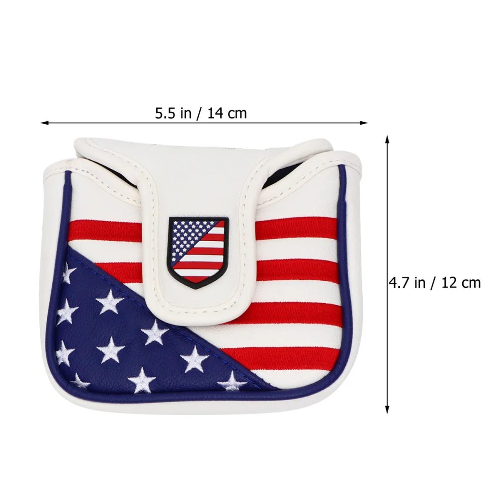 Mallet Putter Covers Headcover PU Leather USA Flag Style Square Club Head Cover Head Cover
Mallet Putter Covers Headcover PU Leather USA Flag Style Square Club Head Cover Head Cover