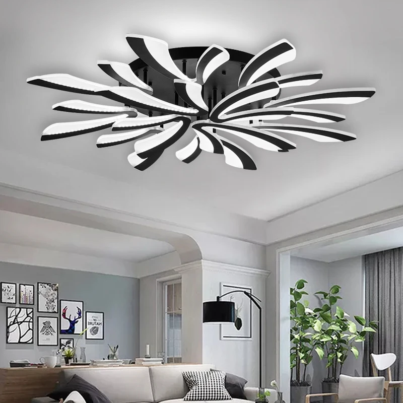 Modern Black LED Ceiling Light Home living room decoration Surface Mount Smart Ceiling Lights modern chandelier
Modern Black LED Ceiling Light Home living room decoration Surface Mount Smart Ceiling Lights modern chandelier
