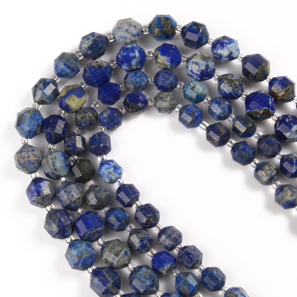 Wholesale Lapis Lazuli Beads Natural Stone Bedas for Jewelry Making Loose Spacer Faceted Sharp Beads DIY Necklace Bracelet
Wholesale Lapis Lazuli Beads Natural Stone Bedas for Jewelry Making Loose Spacer Faceted Sharp Beads DIY Necklace Bracelet