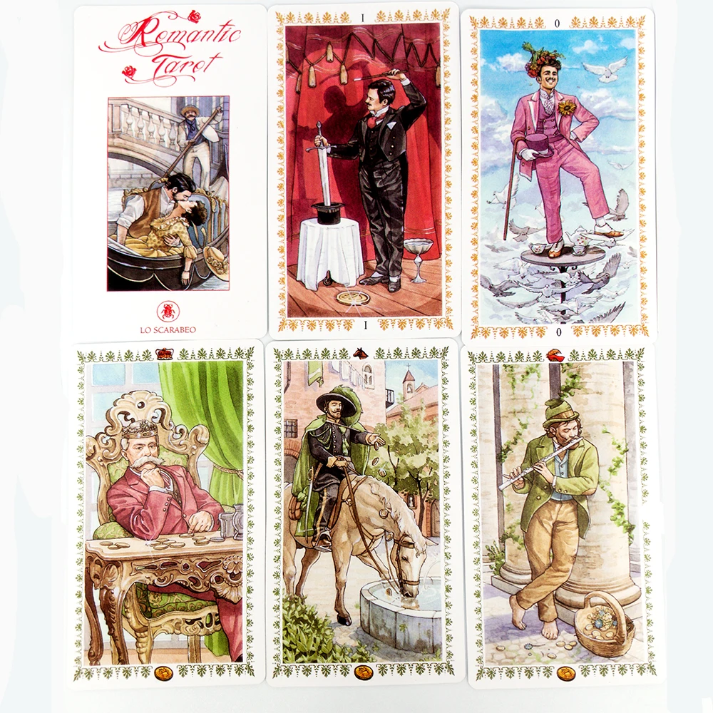 Romantic Tarot Cards by Lo Scarabeo Esoteric Fortune Telling Loscarabeo five languages: English Spanish French Italian German
Romantic Tarot Cards by Lo Scarabeo Esoteric Fortune Telling Loscarabeo five languages: English Spanish French Italian German