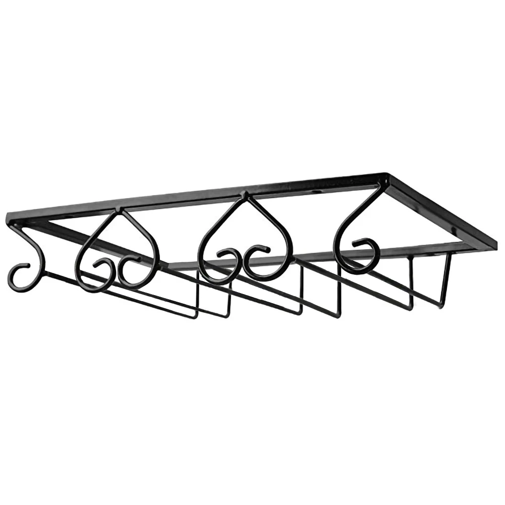 Wine Rack Glass Holder Hanging Bar Hanger Shelf kitchen Black Saving Space Home Wineglass Storage Rack For Dropshipping CSV
Wine Rack Glass Holder Hanging Bar Hanger Shelf kitchen Black Saving Space Home Wineglass Storage Rack For Dropshipping CSV