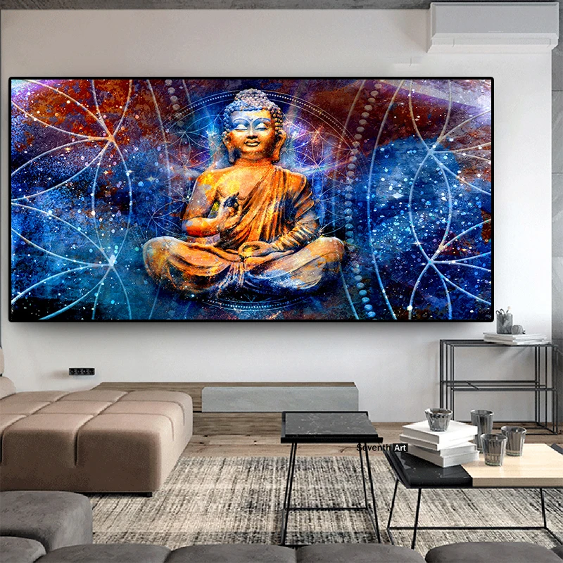 Buddha Poster Psychedelic Zen Lord Buddha Painting on Canvas Cuadros Religious Posters and Prints Wall Picture For Living Room
Buddha Poster Psychedelic Zen Lord Buddha Painting on Canvas Cuadros Religious Posters and Prints Wall Picture For Living Room