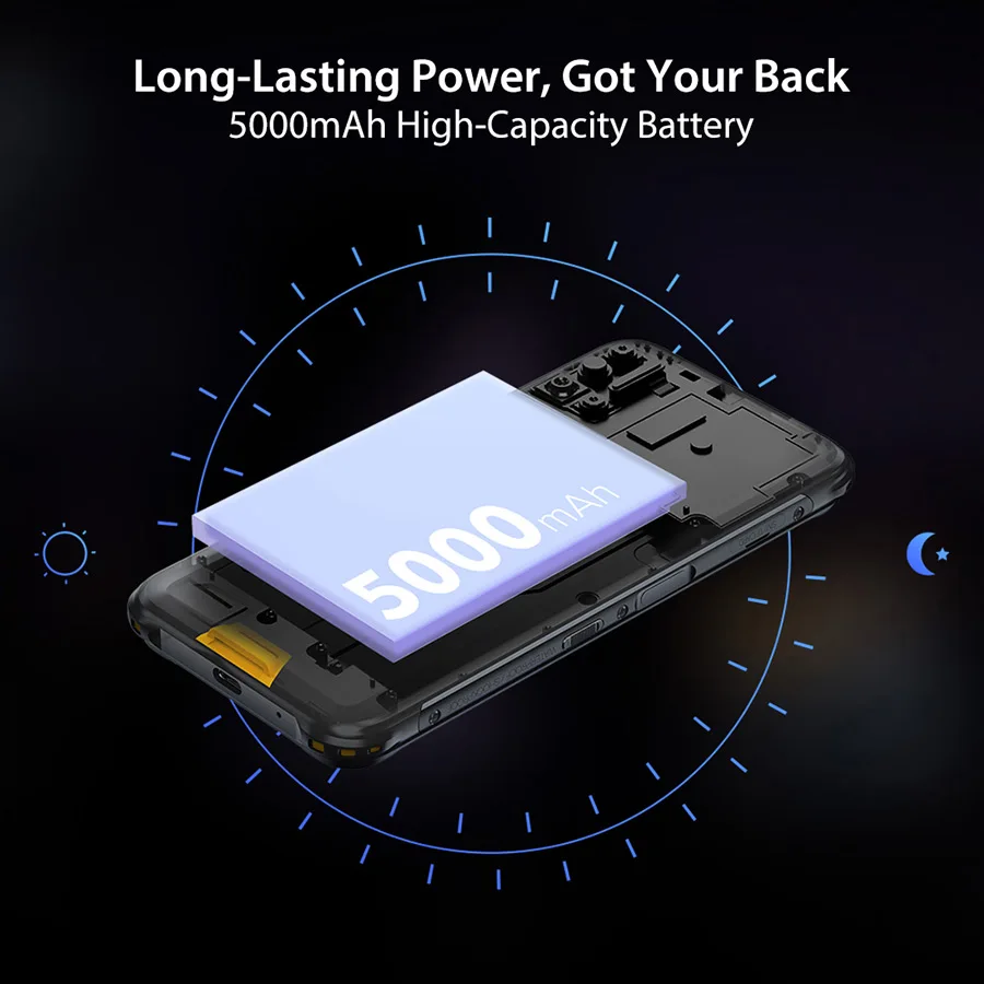 UMIDIGI BISON 6 3 "FHD + безрамочный экран с Дисплей IP68/IP69K Водонепроницаемый прочный