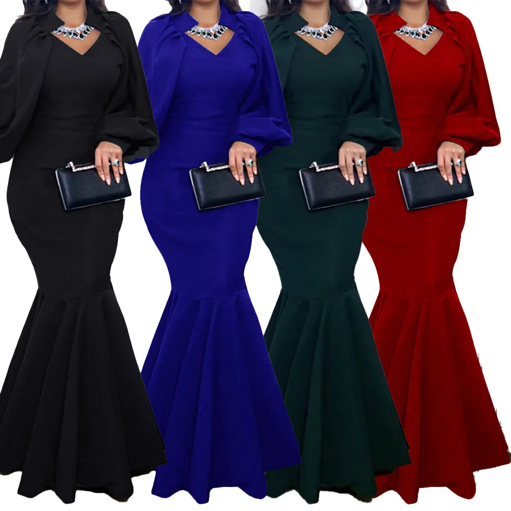 Somoshein S-2xl Fall Dresses For Women Red Vintage Mermaid Dress Elegant Long Ladies Dresses Wholesale Dropshopping
Somoshein S-2xl Fall Dresses For Women Red Vintage Mermaid Dress Elegant Long Ladies Dresses Wholesale Dropshopping