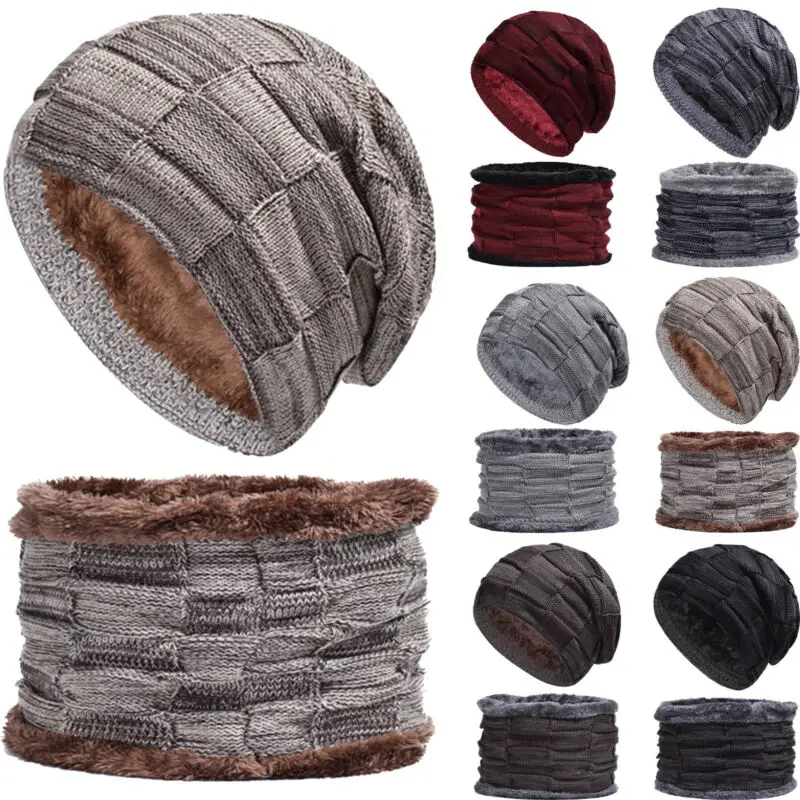 Men Faux Fur Linen Beanie Scarf Knitted Hat Neck Warmer Snow Skateboard Ski Caps
Men Faux Fur Linen Beanie Scarf Knitted Hat Neck Warmer Snow Skateboard Ski Caps
