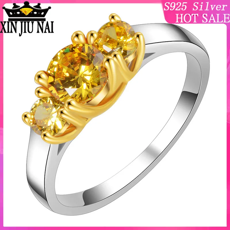 925 sterling silver Pretty Girl Model Fashion Yellow Zircon Love Rings for Women Rebellious Ring Gothic Dark Line Finger Jewelry
925 sterling silver Pretty Girl Model Fashion Yellow Zircon Love Rings for Women Rebellious Ring Gothic Dark Line Finger Jewelry