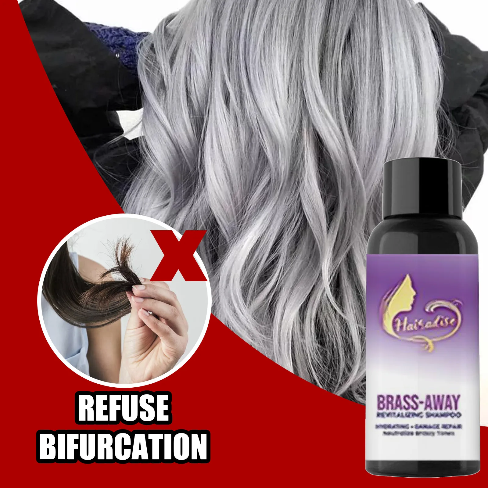30ml Gray Hair Dye Unisex Brass-Corrector Violet Shampoo Natural Hair Color Bleached And Made Gray After Dyeing Hair Care
30ml Gray Hair Dye Unisex Brass-Corrector Violet Shampoo Natural Hair Color Bleached And Made Gray After Dyeing Hair Care