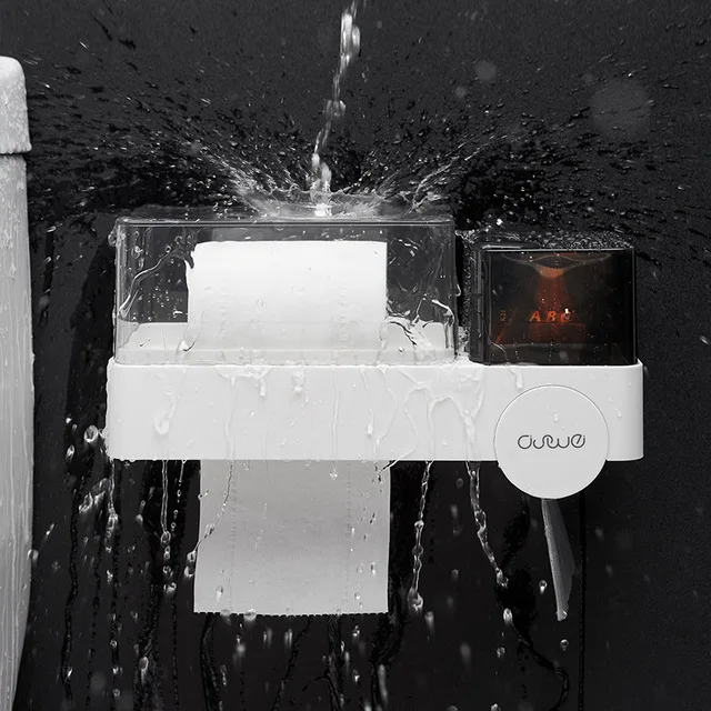 Plastic Waterproof Toilet Paper HolderStorage Box Portable Toilet Paper Holder Multi-function Tissue Garbage Bag Bathroom Bb50
Plastic Waterproof Toilet Paper HolderStorage Box Portable Toilet Paper Holder Multi-function Tissue Garbage Bag Bathroom Bb50