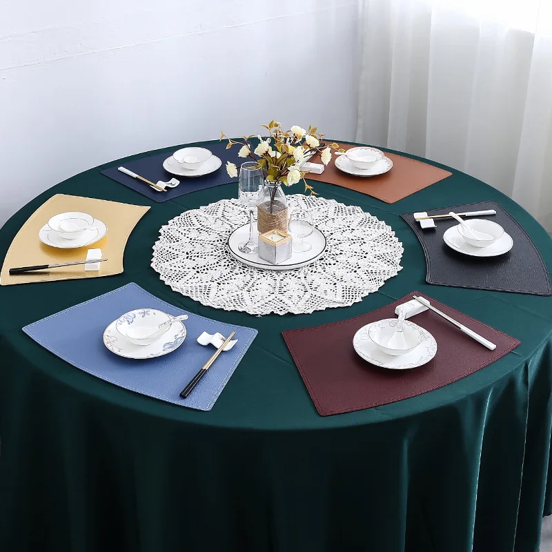 High-end round table placemat leather Western placemat table mat Nordic fashion table mat waterproof and oil-proof pan mat
High-end round table placemat leather Western placemat table mat Nordic fashion table mat waterproof and oil-proof pan mat