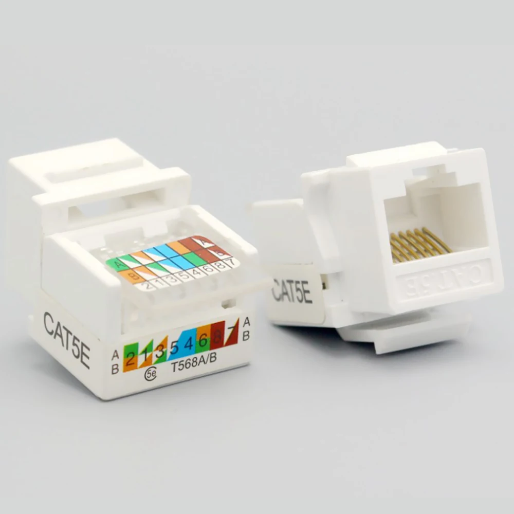 5Pcs/Lot RJ45 CAT5E CAT6 UTP Tool-free Cable Adapter AMP Network Cable Socket Module Connector Keystone Jack Connector Adapter
5Pcs/Lot RJ45 CAT5E CAT6 UTP Tool-free Cable Adapter AMP Network Cable Socket Module Connector Keystone Jack Connector Adapter