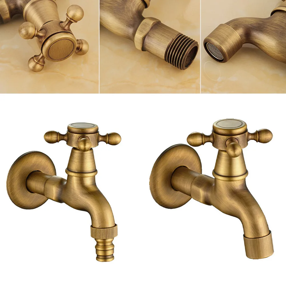 Antique Wall Mounted Faucet Bathroom Kitchen Faucet Washing Machine Single Faucet Tap Single Cold Water Wall Mount Tap
Antique Wall Mounted Faucet Bathroom Kitchen Faucet Washing Machine Single Faucet Tap Single Cold Water Wall Mount Tap