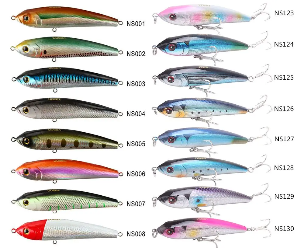 NOEBY NBL9062 140mm 66g 160mm 97.5g 180mm 145g Fishing Lure Pencil Sinking Hard Bait Pesca Isca Artificial Leurre Souple Wobbler
NOEBY NBL9062 140mm 66g 160mm 97.5g 180mm 145g Fishing Lure Pencil Sinking Hard Bait Pesca Isca Artificial Leurre Souple Wobbler