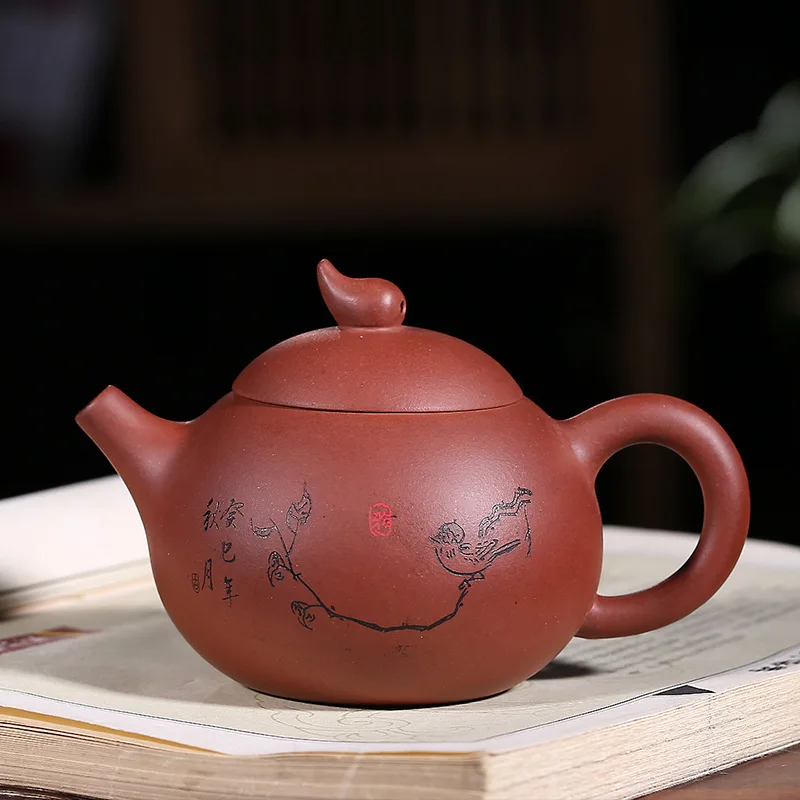 Pottery Teapot Full Manual Famous Raw Ore Magpie Kettle Kungfu Online Travel Tea Set Gift Infusion Of Tea Kettle Wholesale
Pottery Teapot Full Manual Famous Raw Ore Magpie Kettle Kungfu Online Travel Tea Set Gift Infusion Of Tea Kettle Wholesale
