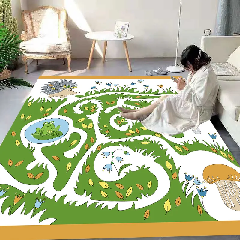 BALLE Cartoon Carpet Home Decor Kids Room Rugs Baby Play Mat Living Room Bedroom Blanket INS Cute Children's Room Carpet
BALLE Cartoon Carpet Home Decor Kids Room Rugs Baby Play Mat Living Room Bedroom Blanket INS Cute Children's Room Carpet