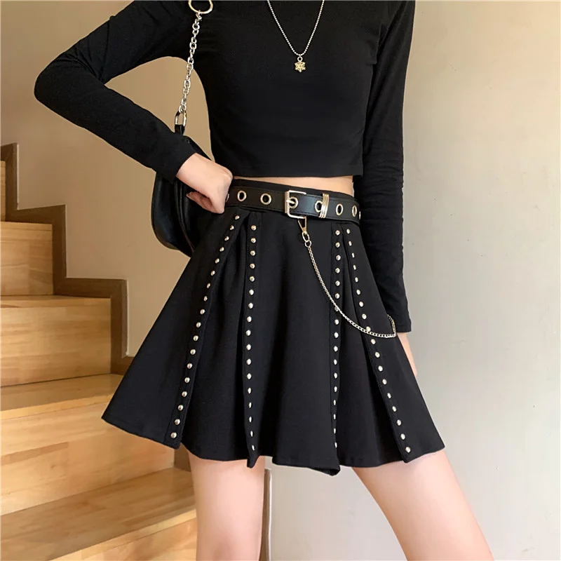 Loose and slim high waist A-line short skirt with versatile feeling jupe clothes dropshipping clothing taille punk dropshipping
Loose and slim high waist A-line short skirt with versatile feeling jupe clothes dropshipping clothing taille punk dropshipping