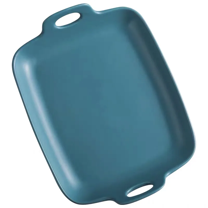 Nordic matte ceramics rectangular dessert dish Fruit dish Household binaural fish dish Western dish baking dish
Nordic matte ceramics rectangular dessert dish Fruit dish Household binaural fish dish Western dish baking dish