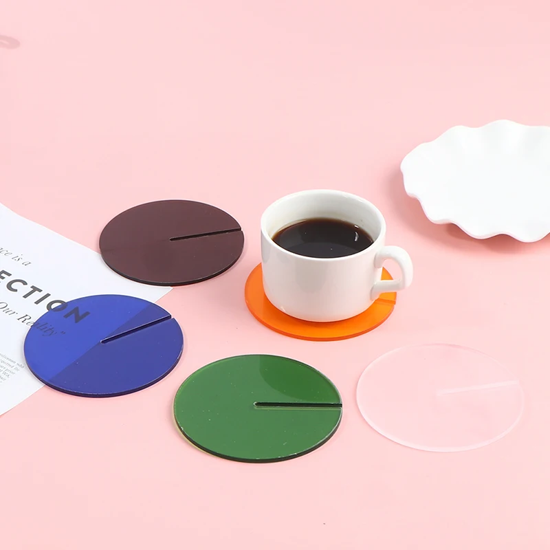 Acrylic Coaster Insulation Pad Creative Round Coffee Cup Mat Multifunctional Home Decor Tea Holder Plastic Non-slip
Acrylic Coaster Insulation Pad Creative Round Coffee Cup Mat Multifunctional Home Decor Tea Holder Plastic Non-slip