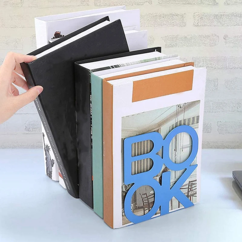 Metal Bookends, Book Ends Letter Pattern Book Ends for Shelves Office Decorative, Nonskid Book Stopper for Books
Metal Bookends, Book Ends Letter Pattern Book Ends for Shelves Office Decorative, Nonskid Book Stopper for Books