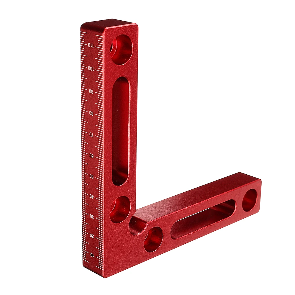 Upgrade Aluminium Alloy 90 Degree 120x120mm Precision Clamping Square with Metric and Inch Scales Woodworking Machinist Square
Upgrade Aluminium Alloy 90 Degree 120x120mm Precision Clamping Square with Metric and Inch Scales Woodworking Machinist Square