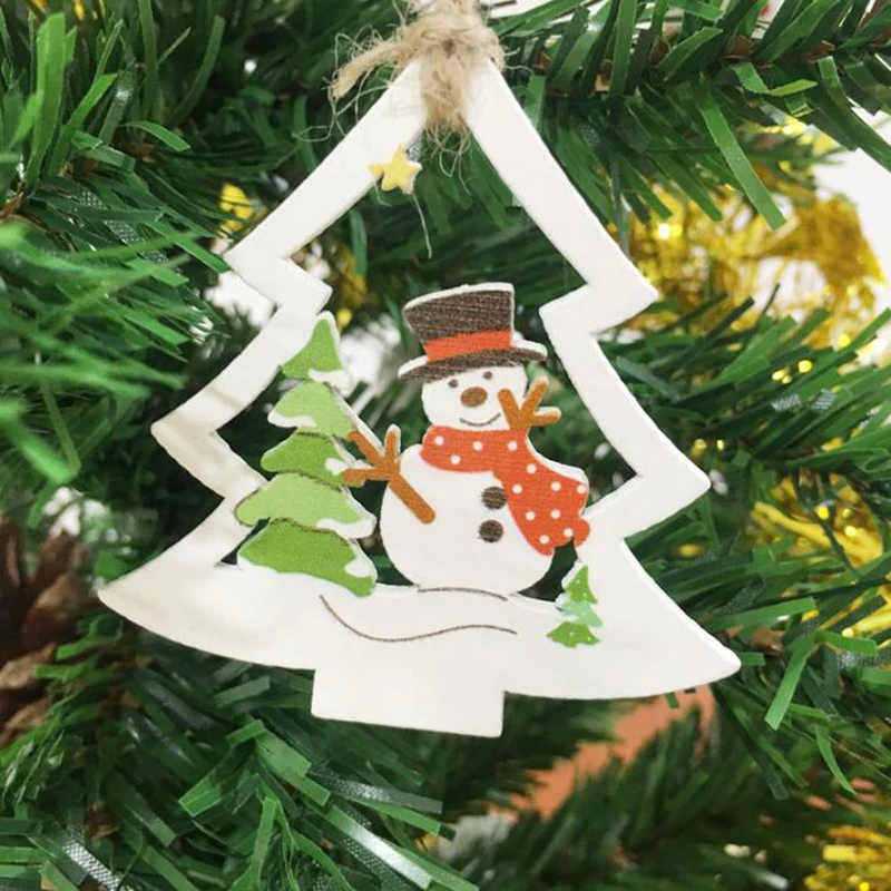 Wooden DIY Christmas Tree Hanging Ornaments Pendant Bells santa claus New Year Decor Christmas Decorations For Home
Wooden DIY Christmas Tree Hanging Ornaments Pendant Bells santa claus New Year Decor Christmas Decorations For Home