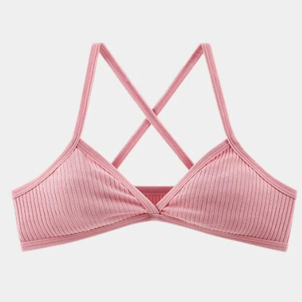 Women Sweet Solid Elegant Thin Cozy Cotton French Bralette No Steel Ring Soft Beauty Back Tube Bra Top
Women Sweet Solid Elegant Thin Cozy Cotton French Bralette No Steel Ring Soft Beauty Back Tube Bra Top