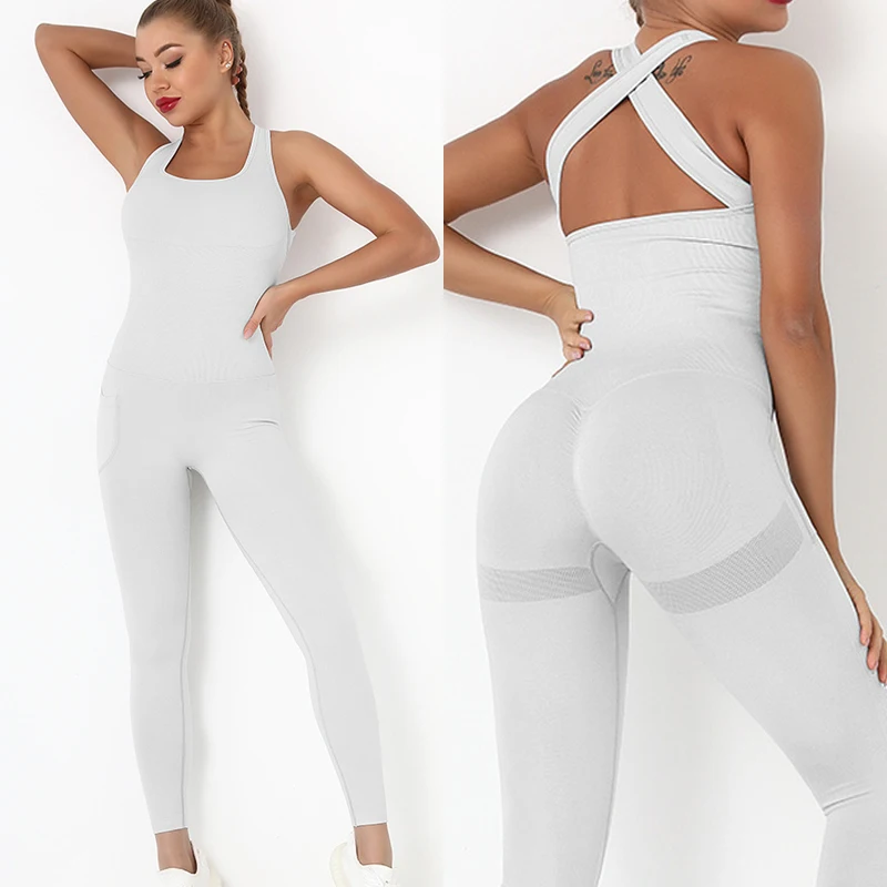 Seamless Yoga Set Fitness Jumpsuit Sportswear Gym Running Set Athletic Gym Suit Backless Sexy Sport Suit Workout Clothes
Seamless Yoga Set Fitness Jumpsuit Sportswear Gym Running Set Athletic Gym Suit Backless Sexy Sport Suit Workout Clothes