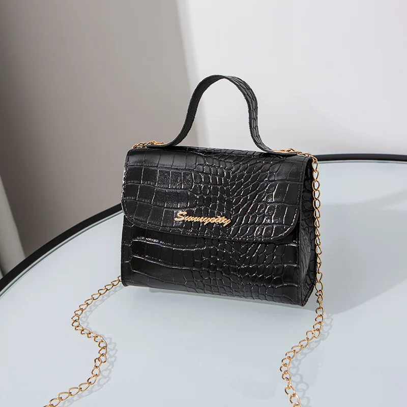 Women Fashion Alligator PU Crossbody Bags Chains Shoulder Bag Ladies Party Flap Handbags 2020 New
Women Fashion Alligator PU Crossbody Bags Chains Shoulder Bag Ladies Party Flap Handbags 2020 New