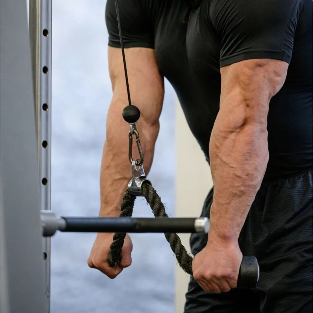 1 Set of Attachment Tricep Pulley System Tricep Trainer Pulley Cable System
1 Set of Attachment Tricep Pulley System Tricep Trainer Pulley Cable System