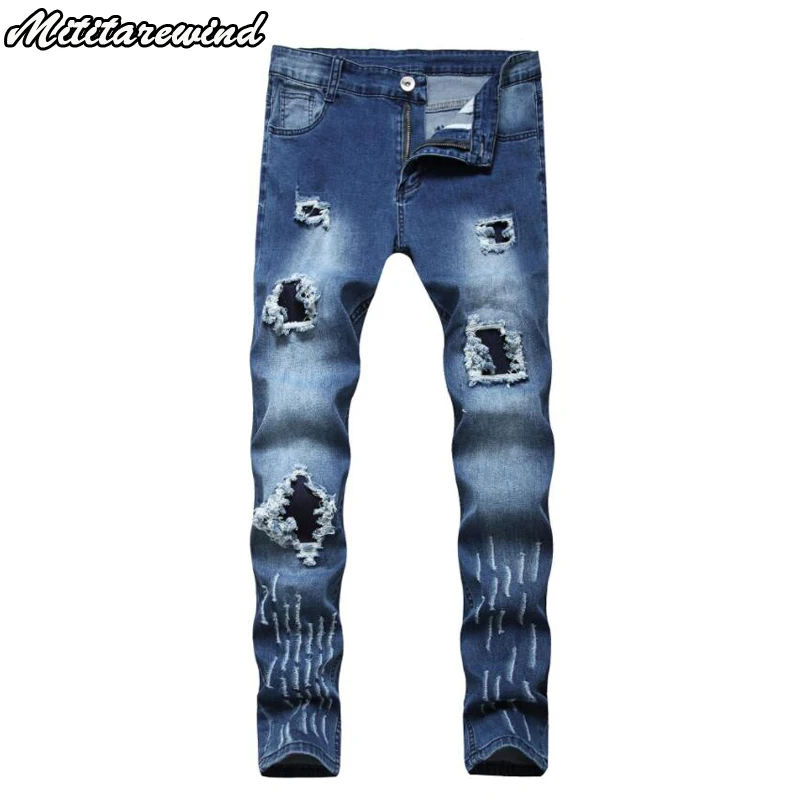 Skinny Jeans Men High Street Hip Hop Hole Elastic Jeans Pants Korean Casual Fashion Slim Fit Destroyed Denim Hommes Jeans 28-40
Skinny Jeans Men High Street Hip Hop Hole Elastic Jeans Pants Korean Casual Fashion Slim Fit Destroyed Denim Hommes Jeans 28-40