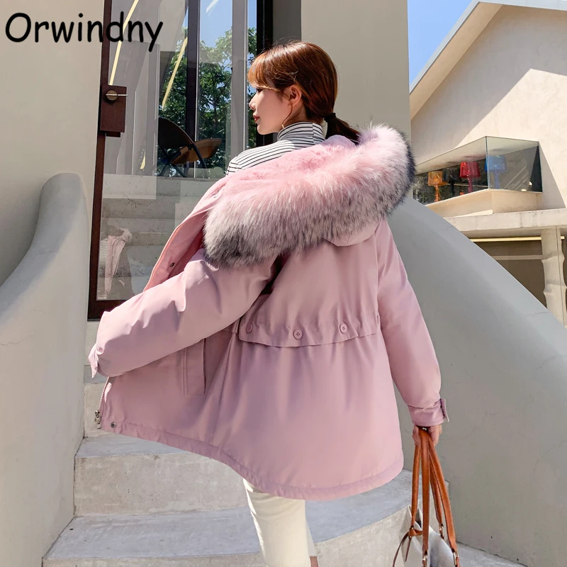 Orwindny зимняя одежда, теплые парки, женские куртки с большим меховым воротником, Женская 2021 тонкая Офисная Женская шерстяная подкладка на шну...
Orwindny зимняя одежда, теплые парки, женские куртки с большим меховым воротником, Женская 2021 тонкая Офисная Женская шерстяная подкладка на шну...
