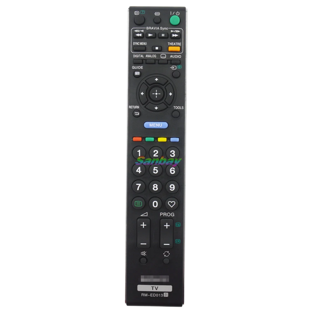 Универсальный ИК-пульт дистанционного управления RM-ED013 подходит для Sony Bravia TV smart LCD LED HD RM-ED009 RM-ED012 ED011
Универсальный ИК-пульт дистанционного управления RM-ED013 подходит для Sony Bravia TV smart LCD LED HD RM-ED009 RM-ED012 ED011