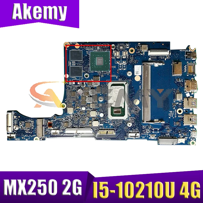 

NB8513_MB_V3 For Acer Aspire A514 A514-52 A514-52G Laptop Motherboard With I5-10210U 4G-RAM MX250 2G-GPU 100% Work NB.HDX11.007