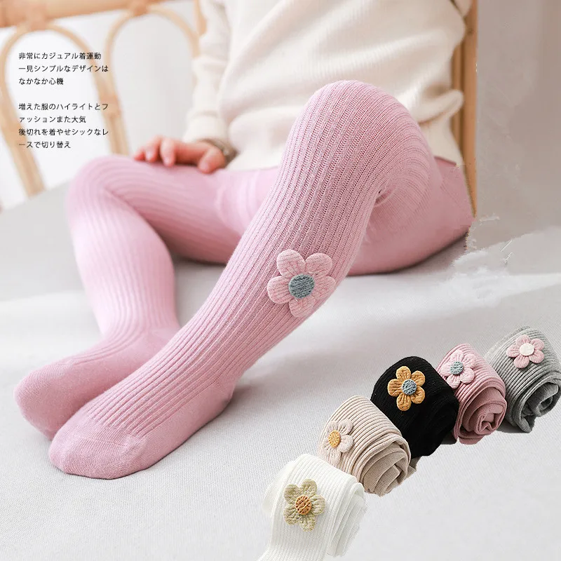 1-8Y Cotton Tights For Girls Spring Autumn Cute Flower Vertical Striped Knitted Children Pantyhose Solid Color Baby Girls Tights
1-8Y Cotton Tights For Girls Spring Autumn Cute Flower Vertical Striped Knitted Children Pantyhose Solid Color Baby Girls Tights