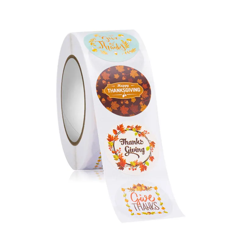 Thank Gaving Stickers 2.5cm (1inch) Round 8 styles in 1 roll for Baking Packaging Seal Labels Stationery Stickers
Thank Gaving Stickers 2.5cm (1inch) Round 8 styles in 1 roll for Baking Packaging Seal Labels Stationery Stickers