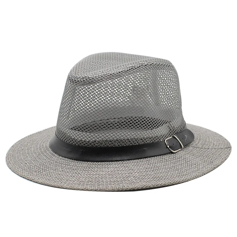Men's Spring Summer Net Yarn Top Hat Seaside Beach Hat British Jazz Hat Hollow Sun Hat Outdoor Sunscreen Sunshade Panama Cap 
Men's Spring Summer Net Yarn Top Hat Seaside Beach Hat British Jazz Hat Hollow Sun Hat Outdoor Sunscreen Sunshade Panama Cap