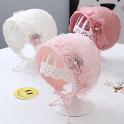 Baby Girl Hats Cotton Solid Color Baby Hats & Caps For 0-3 Months Newborn Babies Hat with Lace Flowers
Baby Girl Hats Cotton Solid Color Baby Hats & Caps For 0-3 Months Newborn Babies Hat with Lace Flowers
