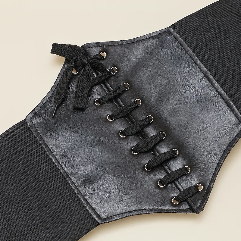 1Pcs Gothic Dark Lace Up Female Waist Corset Belt Wide PU Leather Belts Women Fashion Slimming Waistband Adjustable Dress Girdle
1Pcs Gothic Dark Lace Up Female Waist Corset Belt Wide PU Leather Belts Women Fashion Slimming Waistband Adjustable Dress Girdle