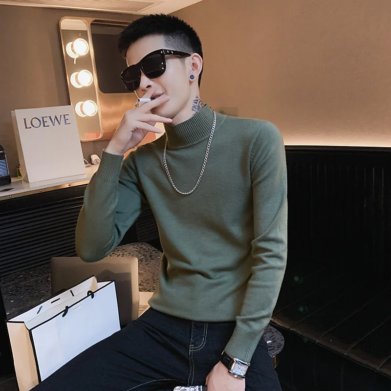 Turtleneck sweater men's autumn and winter New Korean fashion slim fit base sweater solid color couple fashion sweater
Turtleneck sweater men's autumn and winter New Korean fashion slim fit base sweater solid color couple fashion sweater