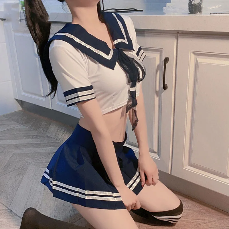 Women Sexy Cosplay Lingerie Student Uniform School Girl Ladies Erotic Costume Dress Women Lace Miniskirt Outfit Short Top
Women Sexy Cosplay Lingerie Student Uniform School Girl Ladies Erotic Costume Dress Women Lace Miniskirt Outfit Short Top