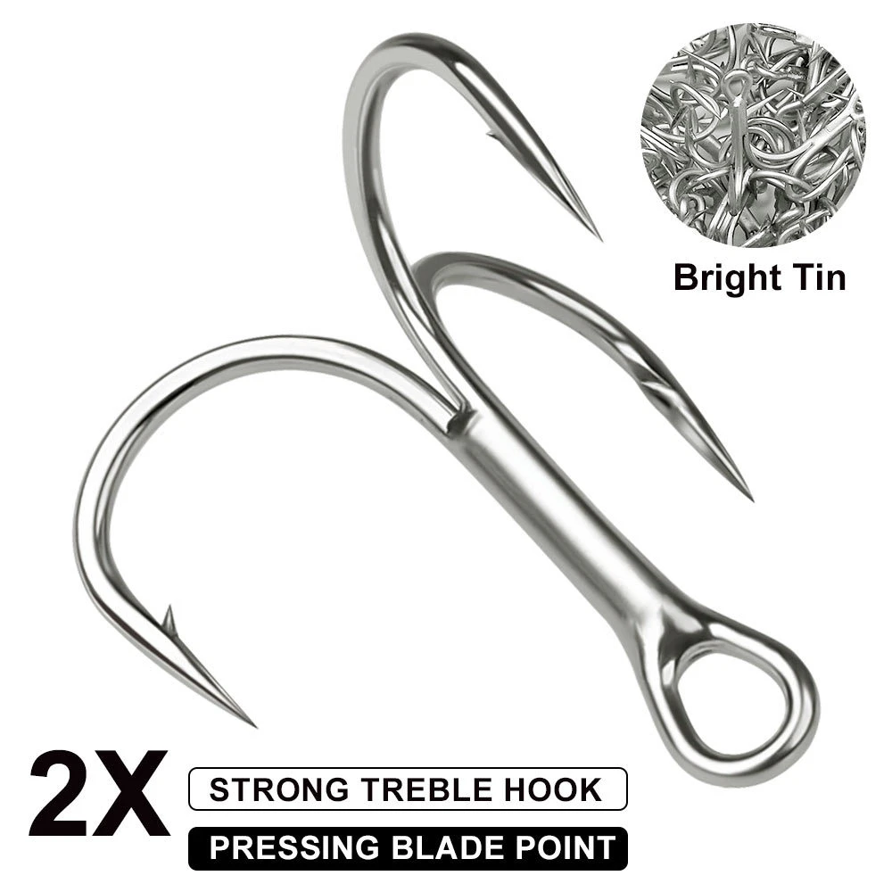 10pcs/lot Strong High Steel Carbon Treble Fishing Hooks For Bass Carp Sea Fishing Sharp Triple Barbed Fishing Hooks
10pcs/lot Strong High Steel Carbon Treble Fishing Hooks For Bass Carp Sea Fishing Sharp Triple Barbed Fishing Hooks