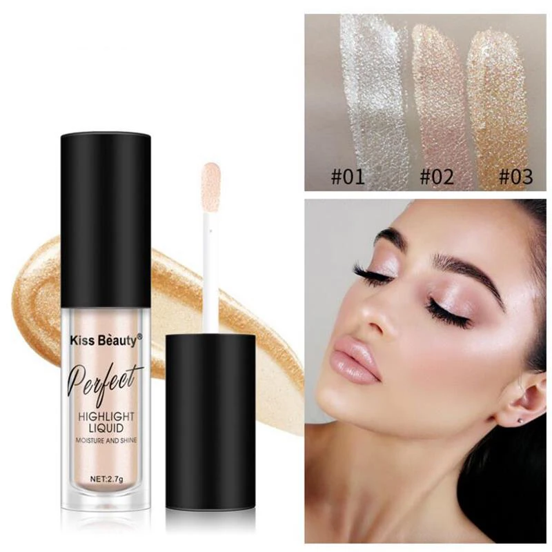 

2.7g Women Makeup Highlighter Face Contouring Makeup Brightener Concealer Liquid Highlighter Primer Bronzer Face Glow Cosmetics