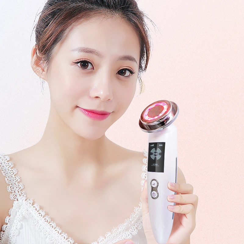 RF EMS Skin Rejuvenation Facial Massager Vibration Face Lifting Tightening Wrinkle Blackhead Remove LED Photon Beauty Instrument
RF EMS Skin Rejuvenation Facial Massager Vibration Face Lifting Tightening Wrinkle Blackhead Remove LED Photon Beauty Instrument