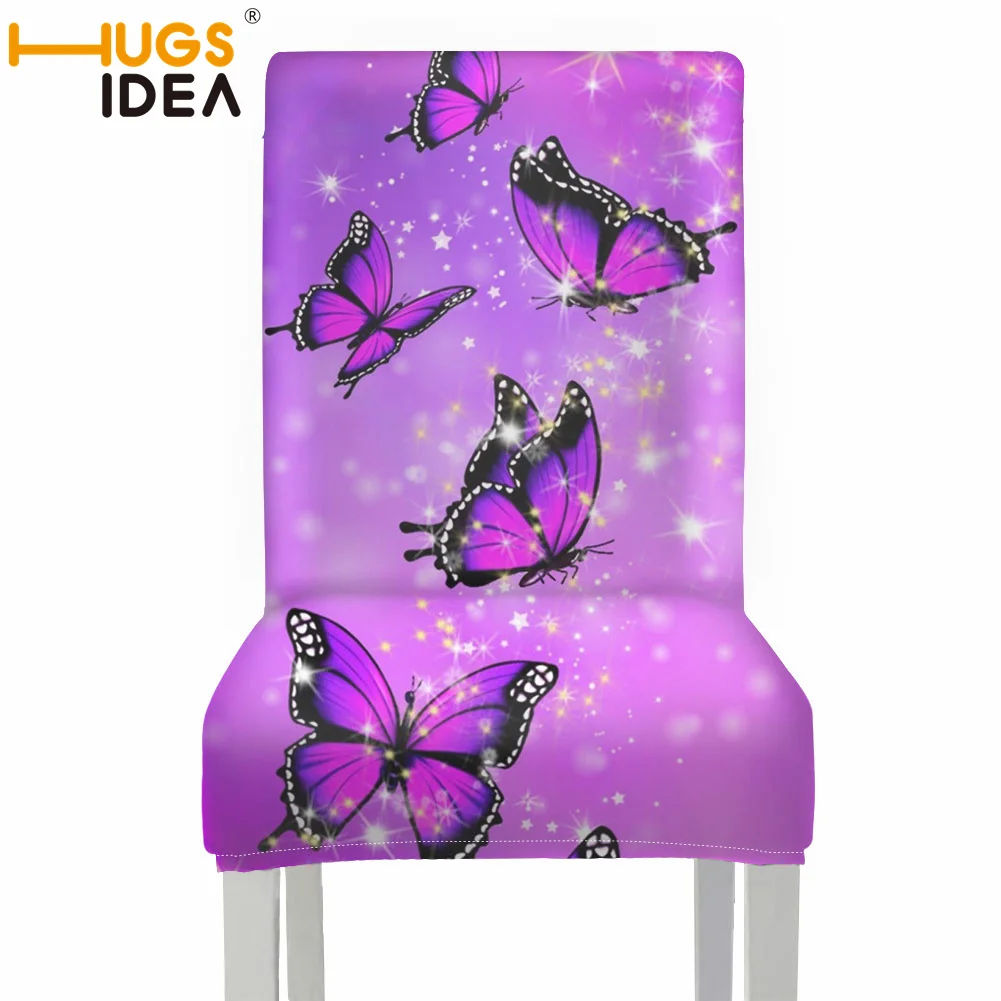HUGSIDEA 1/2/4/6Pcs Purple Butterfly Print Chair Cover Multifunction Elastic Cloth Universal Seat Protector for Home Dining Room
HUGSIDEA 1/2/4/6Pcs Purple Butterfly Print Chair Cover Multifunction Elastic Cloth Universal Seat Protector for Home Dining Room