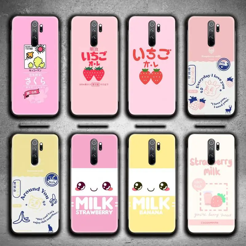 Cute Strawberry Milk Phone Case for Redmi 9A 9 8A 7 6 6A Note 9 8 8T Pro Max K20 K30 Pro
Cute Strawberry Milk Phone Case for Redmi 9A 9 8A 7 6 6A Note 9 8 8T Pro Max K20 K30 Pro