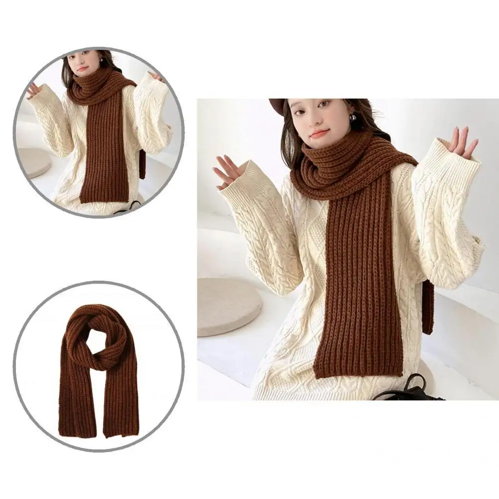 Long Scarf Fine Workmanship Solid Color Thick Knitted Women Scarf Female Scarf for Office
Long Scarf Fine Workmanship Solid Color Thick Knitted Women Scarf Female Scarf for Office