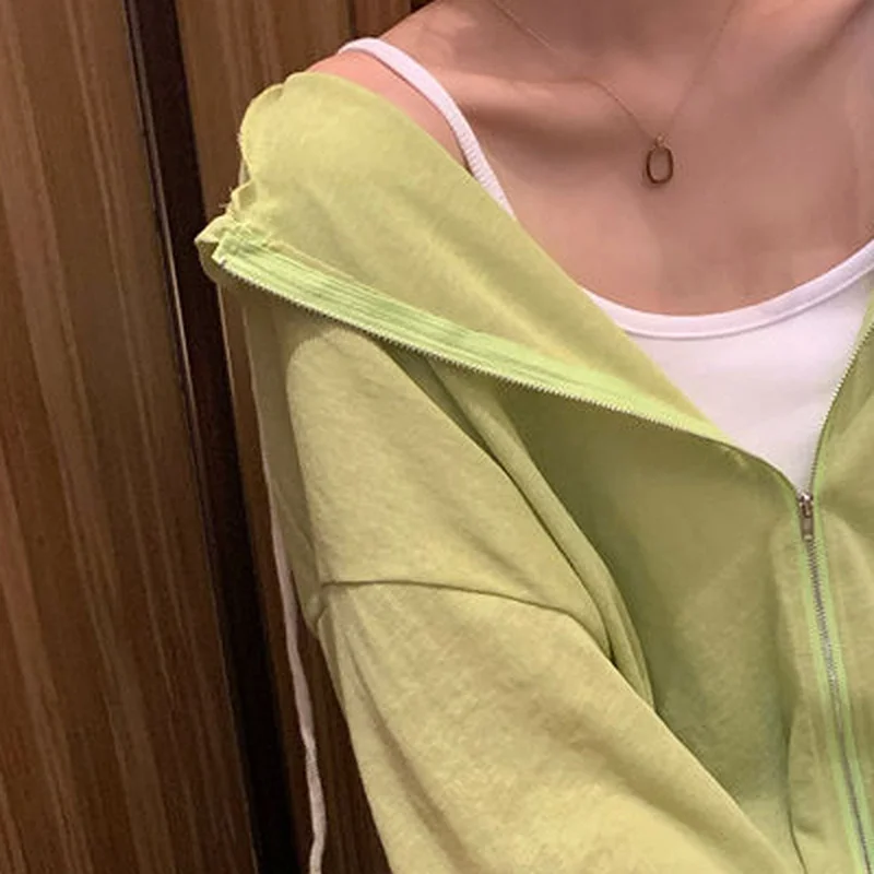Jackets Women New Loose Basic Simple Korean Style Summer Sun-proof Hot Sale Long Sleeve Trendy All-match Lovely for Young Ladies
Jackets Women New Loose Basic Simple Korean Style Summer Sun-proof Hot Sale Long Sleeve Trendy All-match Lovely for Young Ladies