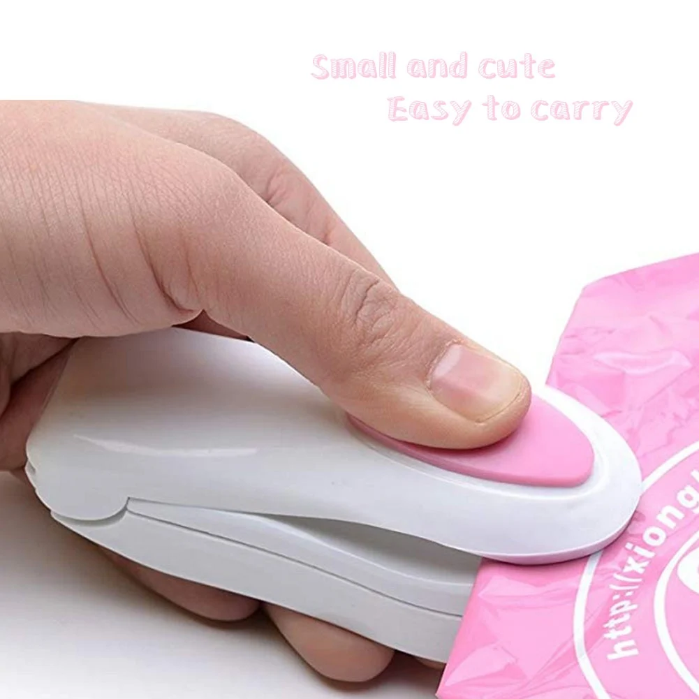 Mini Portable Food Sealer Food Clip Heat Sealing Machine Sealer Home Snack Bag Sealer Household Machine Kitchen Accessories
Mini Portable Food Sealer Food Clip Heat Sealing Machine Sealer Home Snack Bag Sealer Household Machine Kitchen Accessories