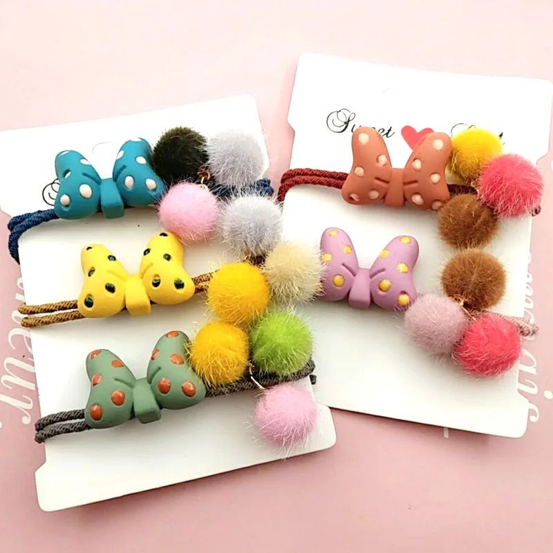 New bow hair band head rope girl rubber band velvet ball hair rope headdress baby headbands for girls
New bow hair band head rope girl rubber band velvet ball hair rope headdress baby headbands for girls