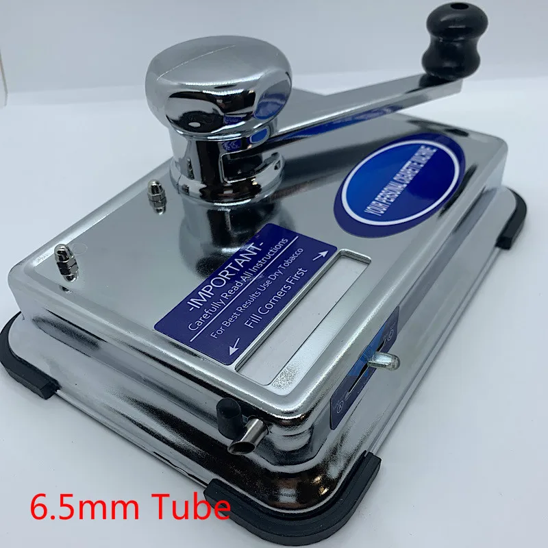 6.5mm Tube Tobacco Slim Manual Rolling Machine Hand Maker Cigarette Tool Tobacco Roller Injector Maker Adjust Length Tobacco
6.5mm Tube Tobacco Slim Manual Rolling Machine Hand Maker Cigarette Tool Tobacco Roller Injector Maker Adjust Length Tobacco